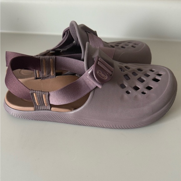 Chaco Women Size 11 Chillos Sparrow‎ Clog Sandals Performance Shoes Purple New - Picture 1 of 7